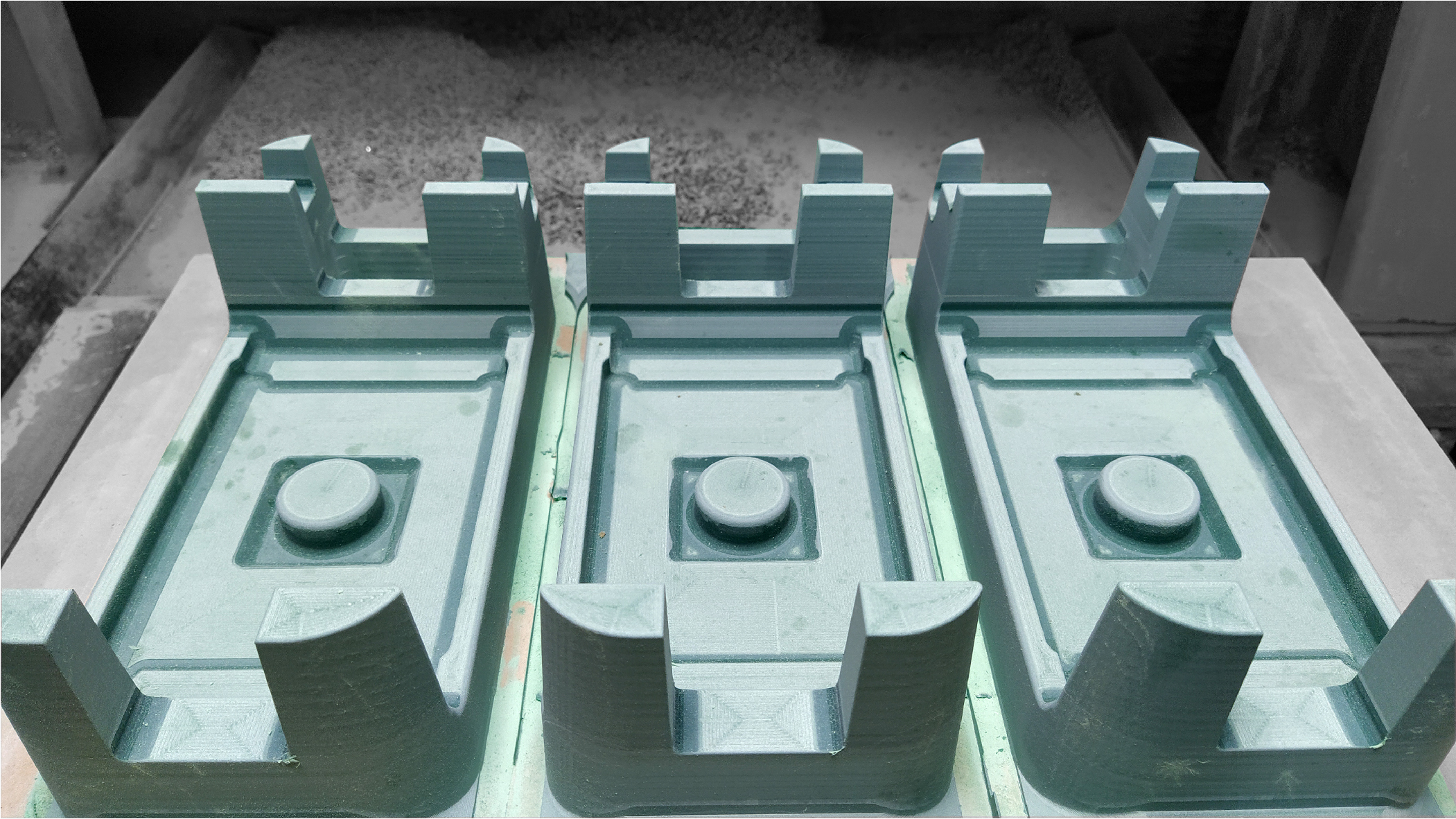 Modelos de fundición-Juego de 8 modelos para fundición gris en Necuron 1050-1
